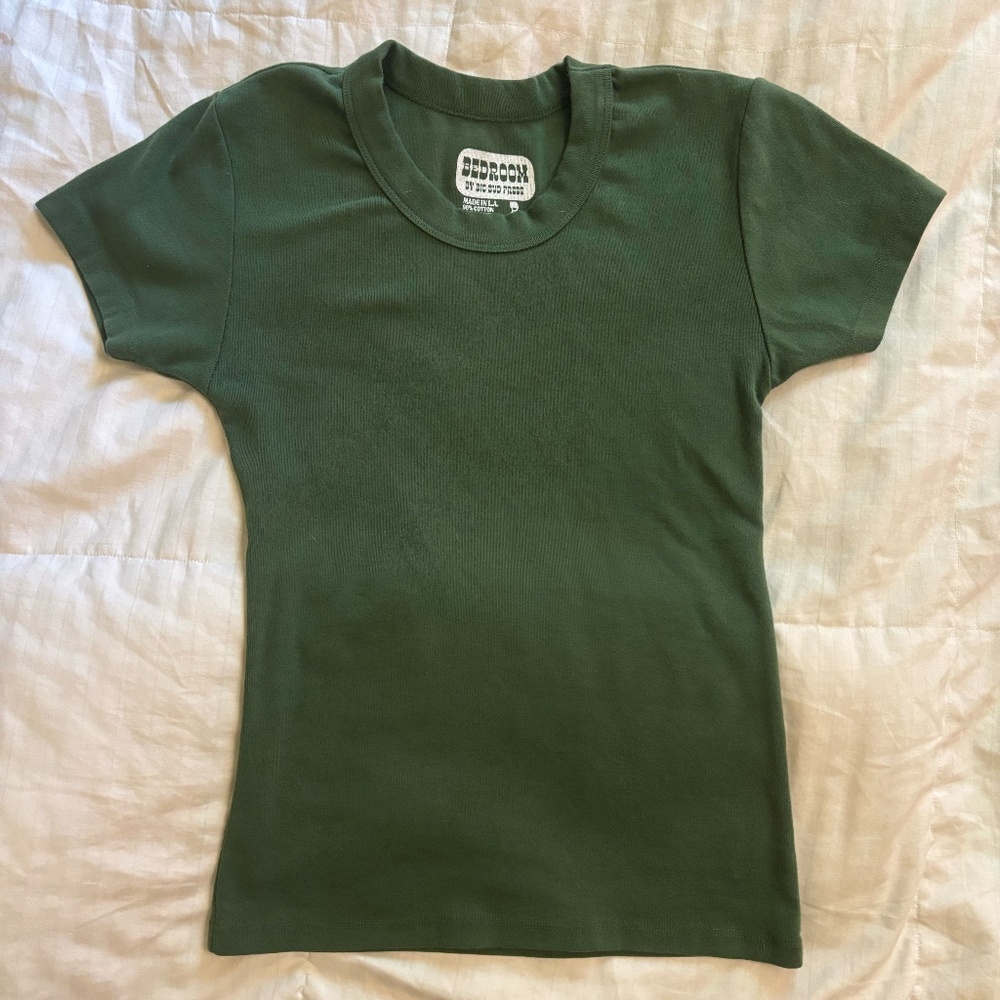 Big Bud Press Emerald Green Baby Tee